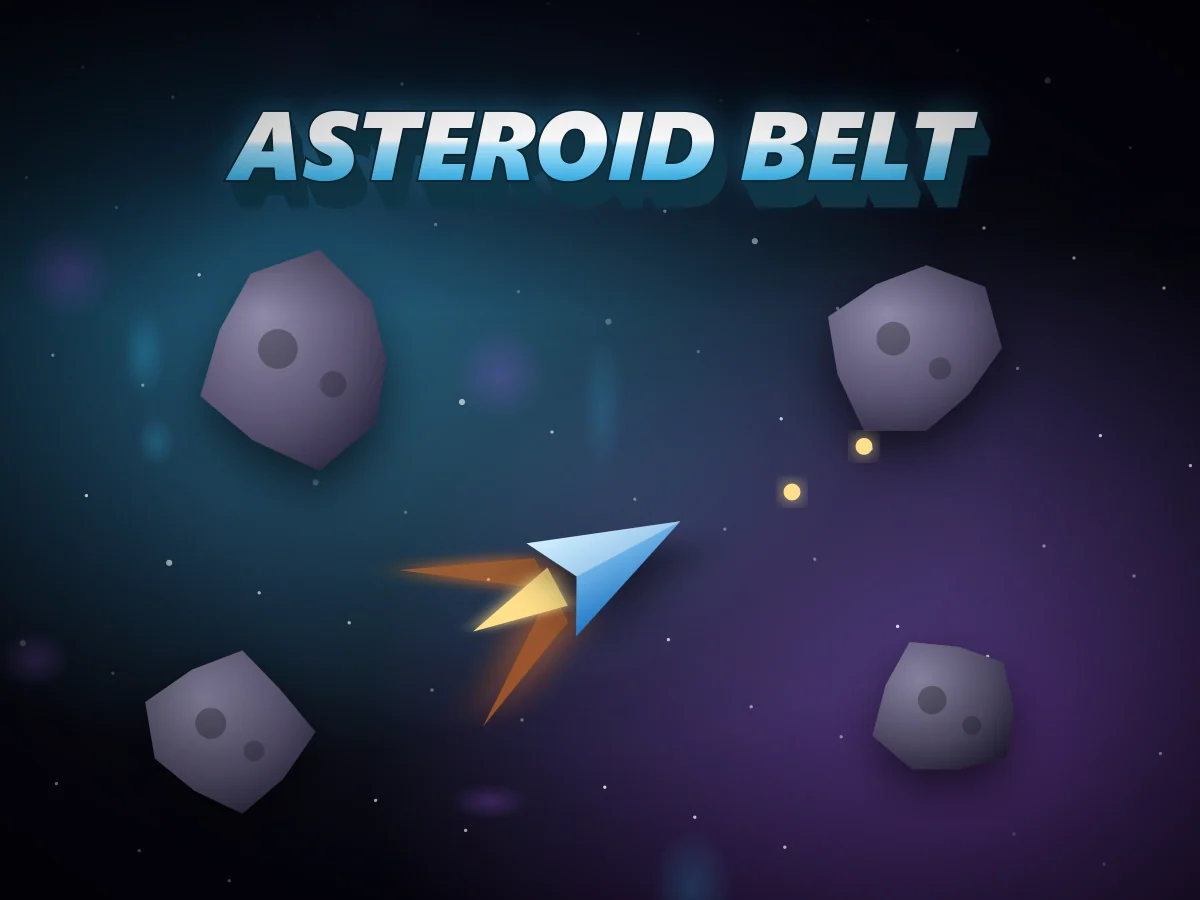 Asteroid Belt - Spin, thrust, and blast the rocks.