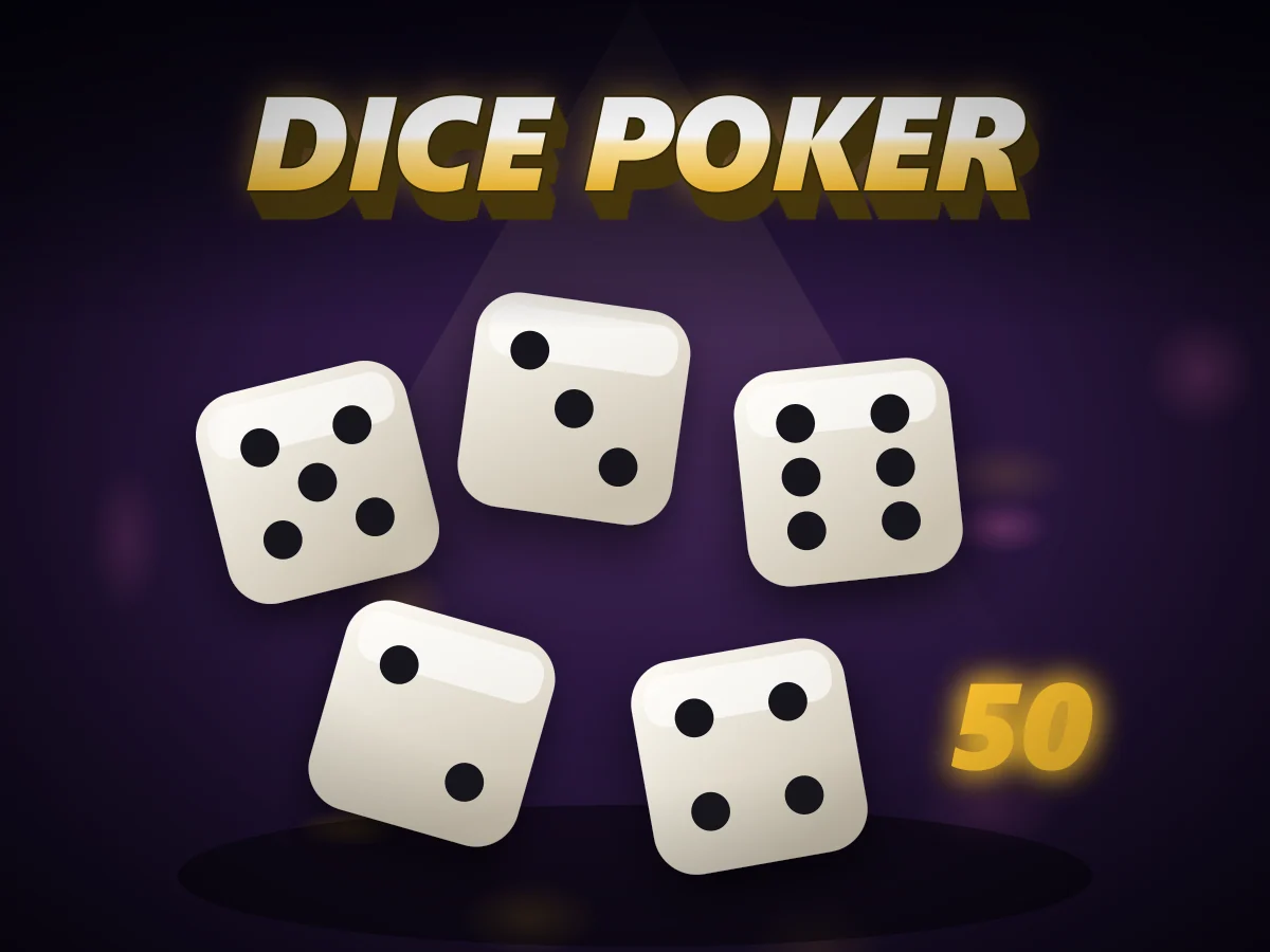 Dice Poker - Thirteen rounds, five dice, one scorecard.