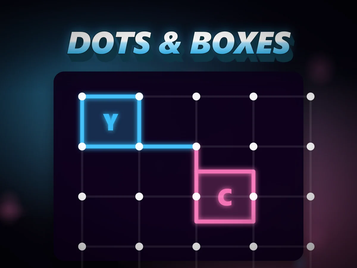 Dots and Boxes - Close the square, claim the square.