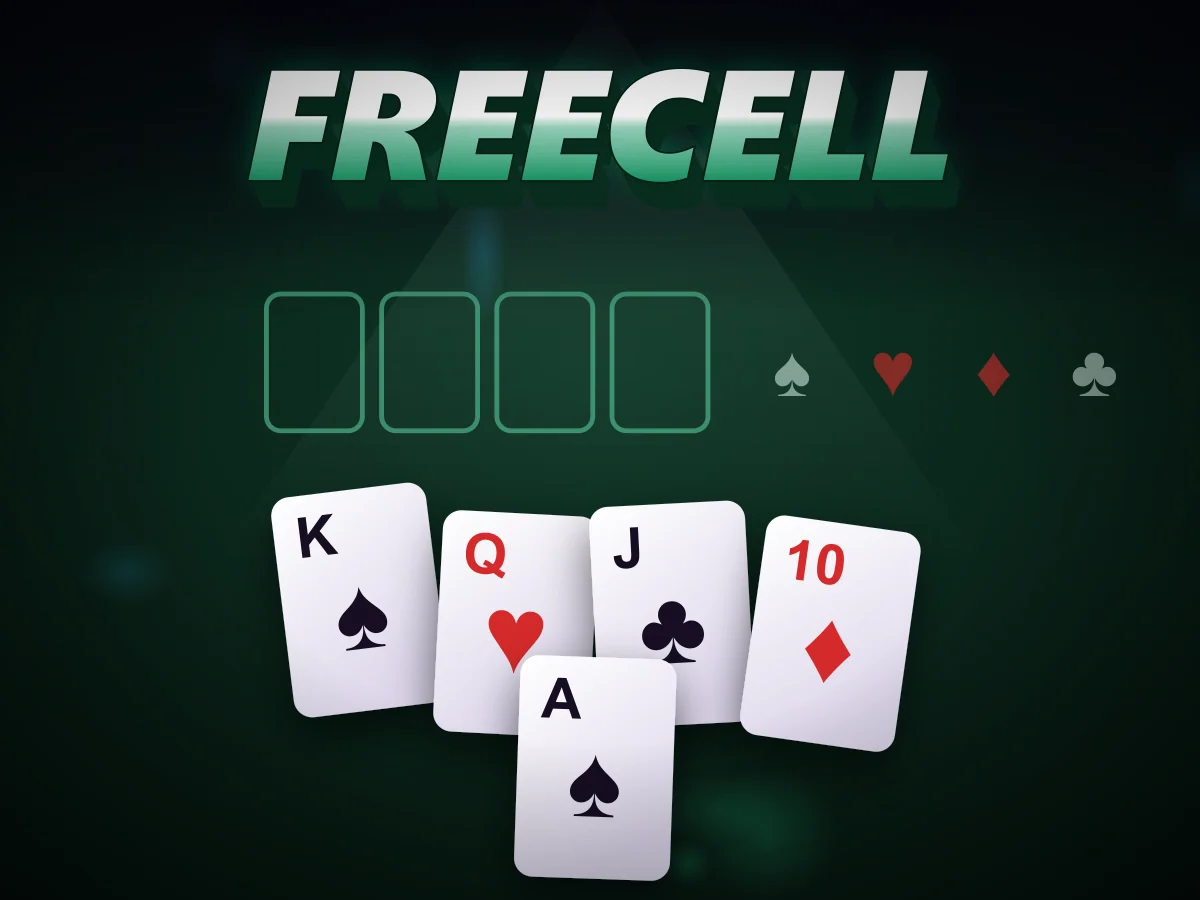 FreeCell - Every card face up from the first move.