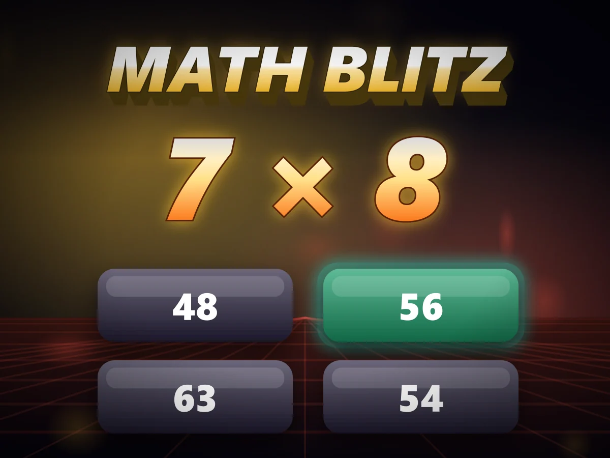 Math Blitz - Mental arithmetic against the clock.