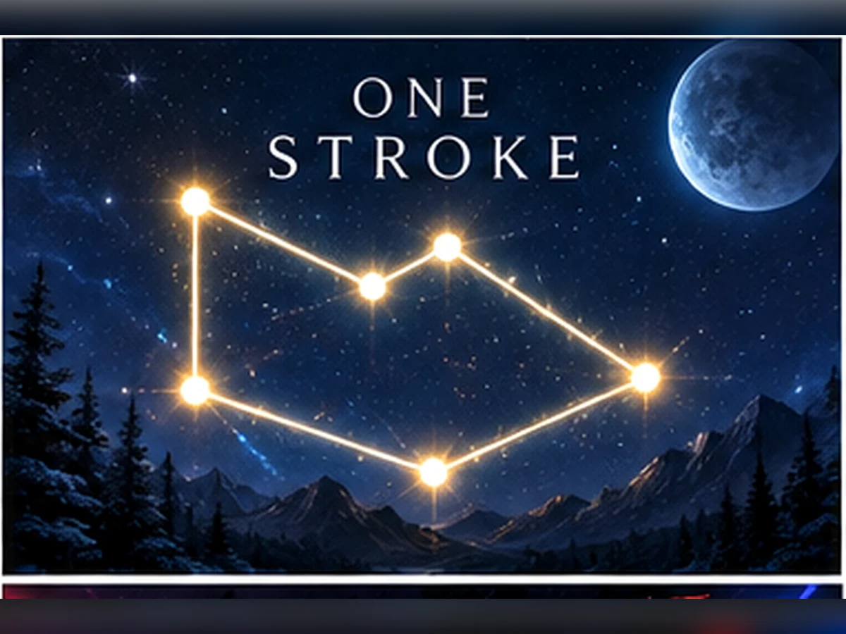 One Stroke - Trace the constellation without lifting your finger.