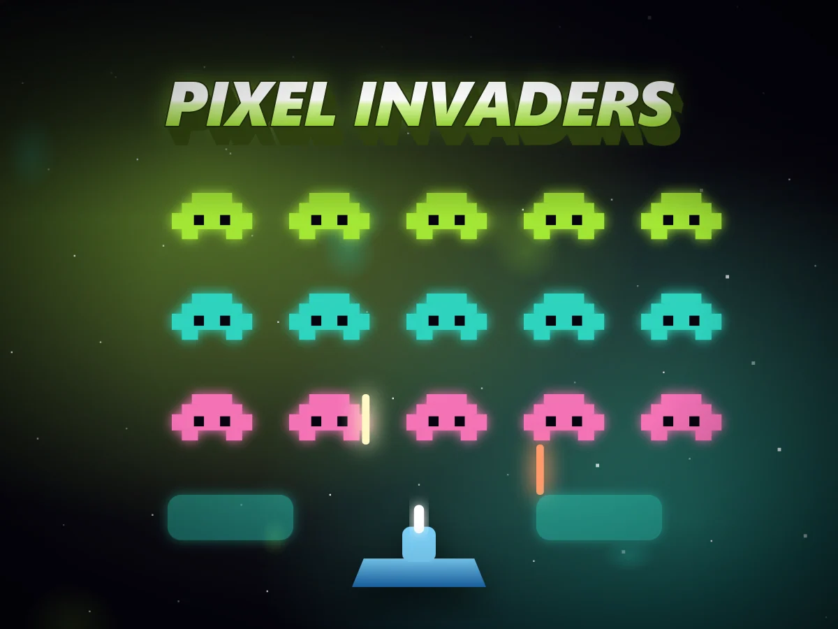 Pixel Invaders - Hold the line against the descent.