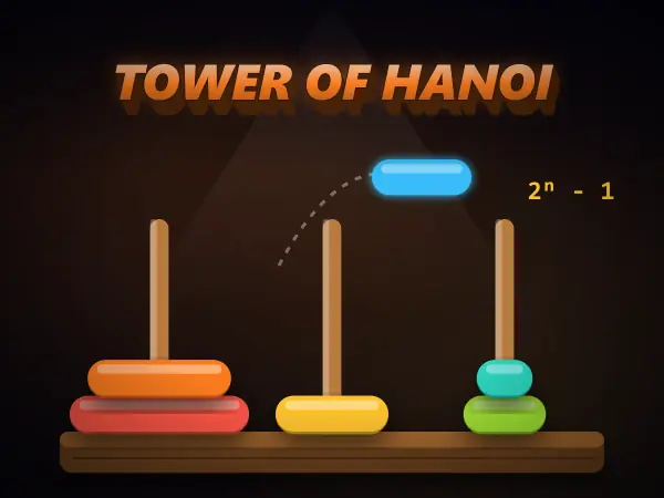 Tower of Hanoi - Move the tower, discover recursion