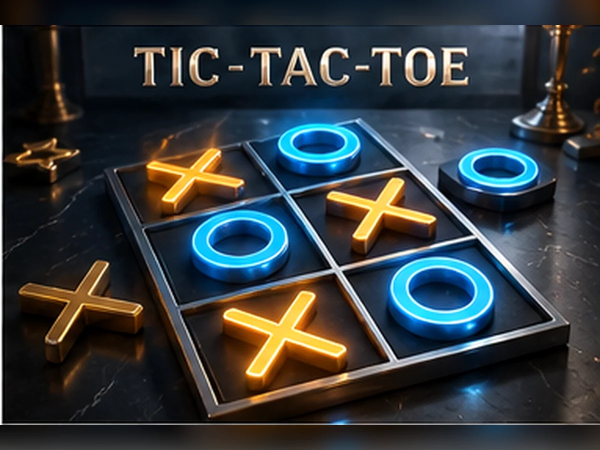 Tic-Tac-Toe - Three in a row. Beat the bot.