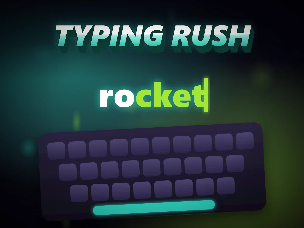 Typing Rush - Type it right, type it fast.